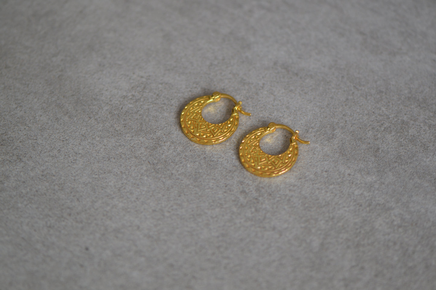 Gold plated 18k Nattiyan Earrings - Punjabi Style