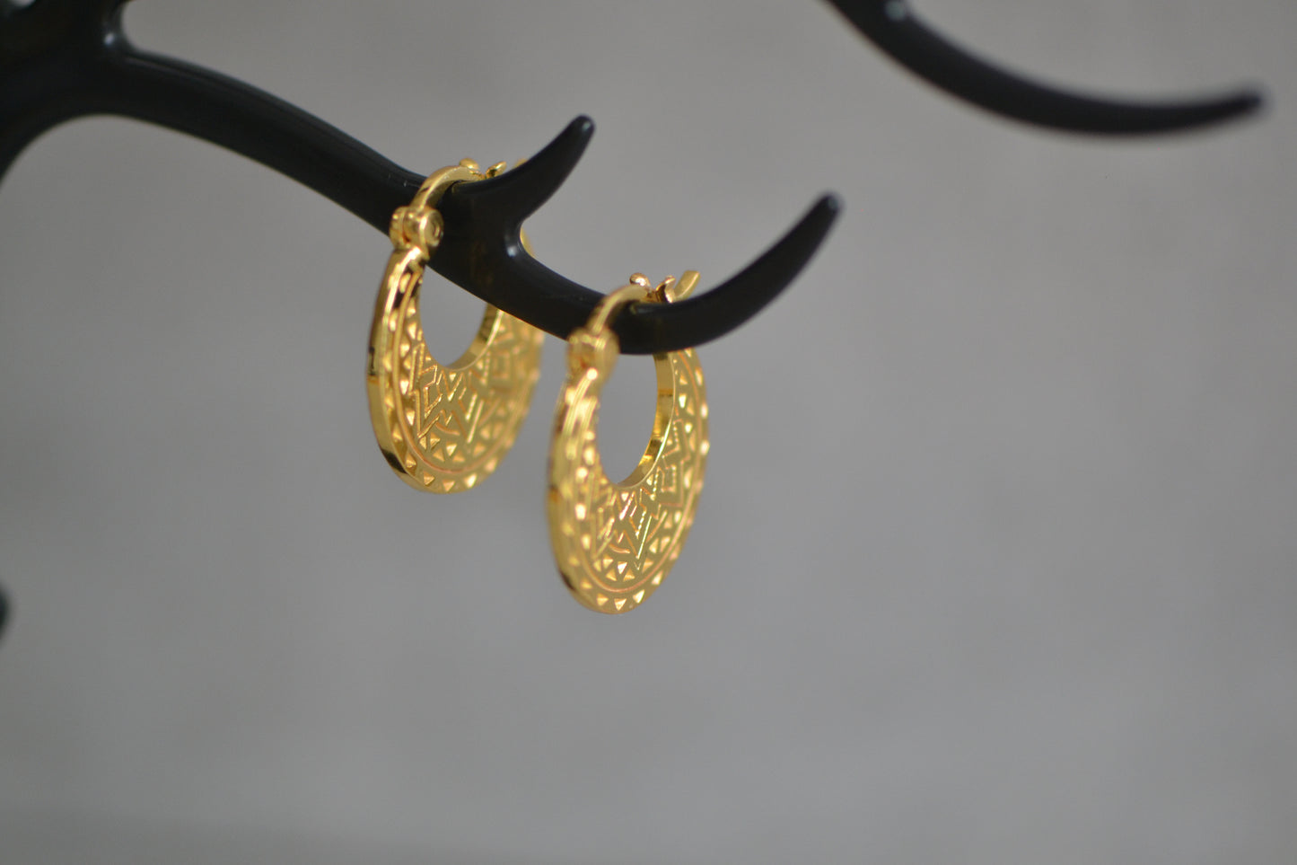 Gold plated 18k Nattiyan Earrings - Punjabi Style