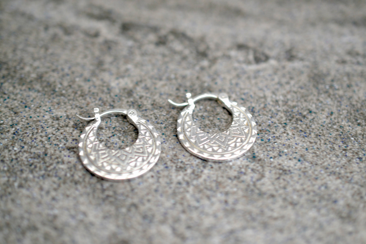 Sterling Silver Nattiyan Earrings