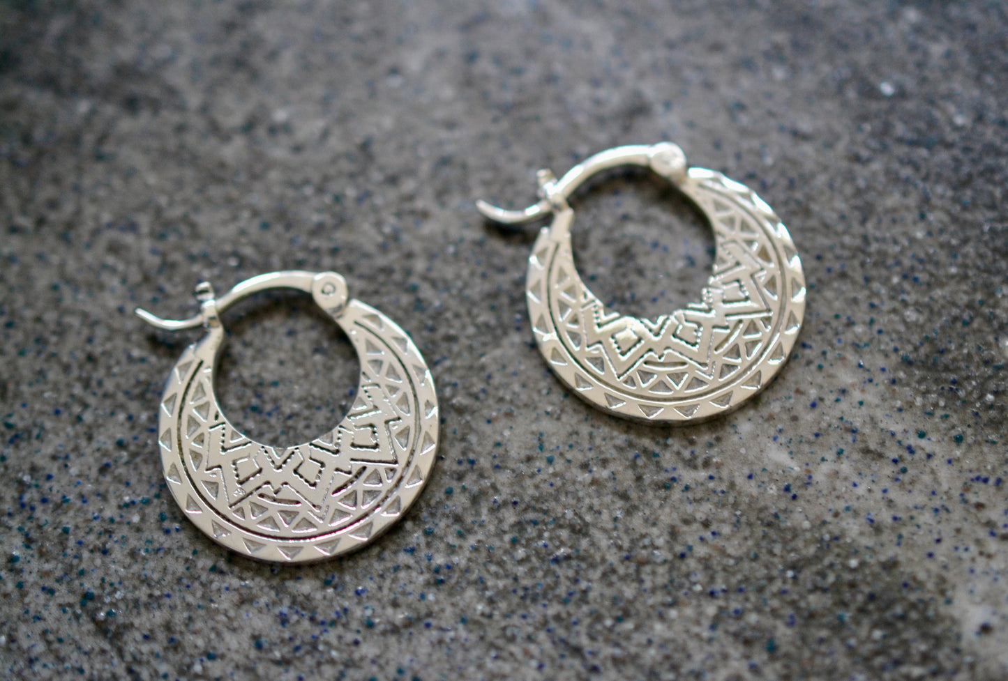 Sterling Silver Nattiyan Earrings