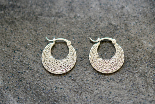 Sterling Silver Nattiyan Earrings